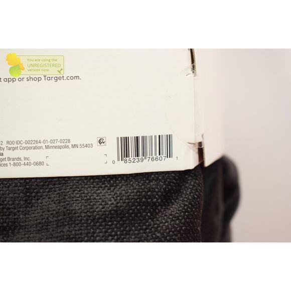 Threshold 50"x84" Blackout Chenille Rod Pocket Curtain Panel Black* - Picture 7 of 7